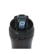 Vaso termo negro con tapa de Any Morning Travel, 400 ml