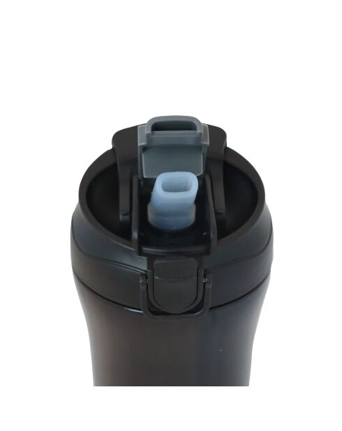 Any Morning Travel Thermobecher mit Deckel, 400 ml, Schwarz