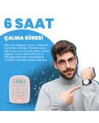 Altoparlante Bluetooth portatile Moodix grigio