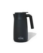Carafe thermique en silicone et acier inoxydable Any Morning noire - 1,2 L