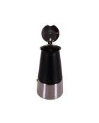Cafetière espresso en acier inoxydable Any Morning noire - 300 ml