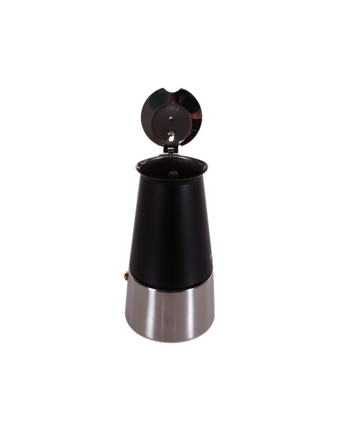 Cafetière espresso en acier inoxydable Any Morning noire - 300 ml