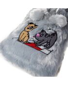 Bouillotte Biggdesign Dogs grise - 2 L