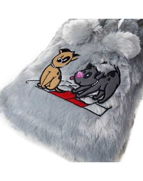 Bouillotte Biggdesign Dogs grise - 2 L