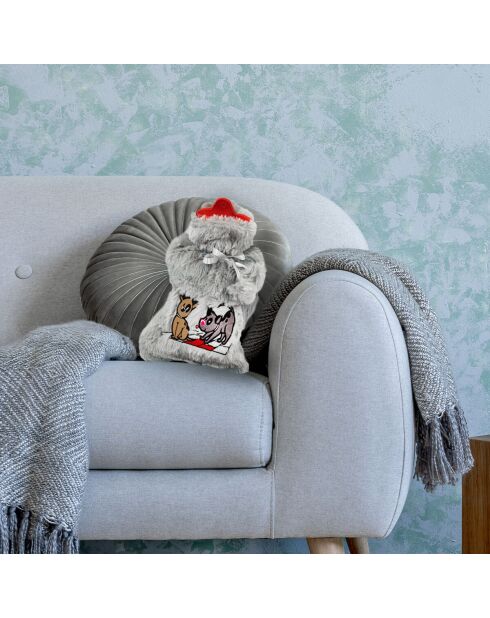Bouillotte Biggdesign Dogs grise - 2 L
