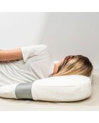 Ullow wit/grijs multifunctioneel ergonomisch kussen - 61 x 63,5 x 13 cm