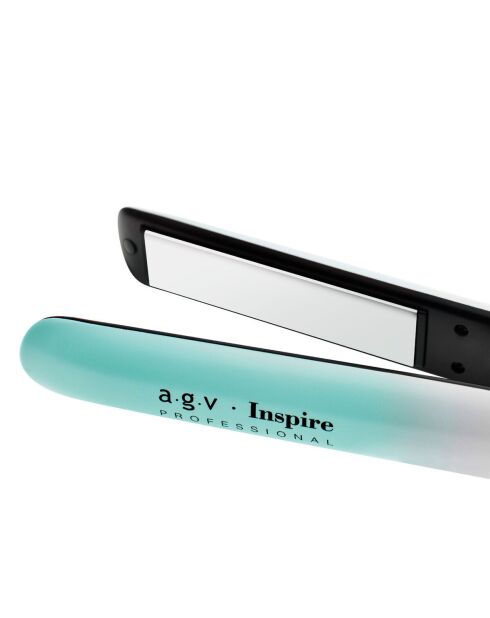 Lisseur à cheveux By AGV Inspire Titane bleu - 25 mm