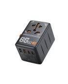 Tessan TS-WTA03 GaN Universal-Reisesteckeradapter, 7,7 x 5,35 x 5,5 cm, Schwarz