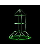 Kit de construction de Fort pour enfants Archikitt multicolore - 85 pièces, 31 x (Ø 3,5 cm)