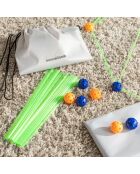 Kit de construction de Fort pour enfants Archikitt multicolore - 85 pièces, 31 x (Ø 3,5 cm)