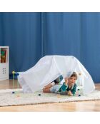 Kit de construction de Fort pour enfants Archikitt multicolore - 85 pièces, 31 x (Ø 3,5 cm)