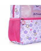 Cartable Milk&Moo Glittering Mermaid violet - 33 x 25 x 10 cm