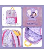 Cartable Milk&Moo Glittering Mermaid violet - 33 x 25 x 10 cm