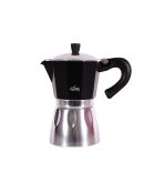 Cafetière avec 6 tasses Any Morning Espresso noire - 240 ml