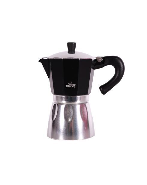 Cafetière avec 6 tasses Any Morning Espresso noire - 240 ml