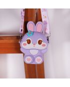 Sac à bandoulière rond Lapin Ogi Mogi Toys violet