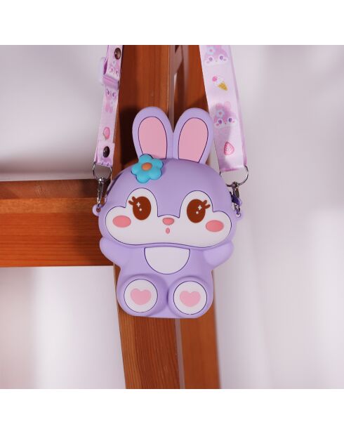 Sac à bandoulière rond Lapin Ogi Mogi Toys violet