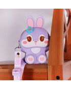 Sac à bandoulière rond Lapin Ogi Mogi Toys violet