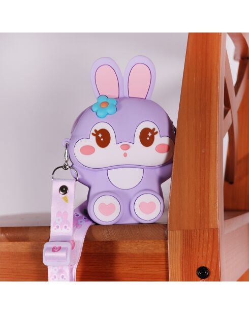 Sac à bandoulière rond Lapin Ogi Mogi Toys violet