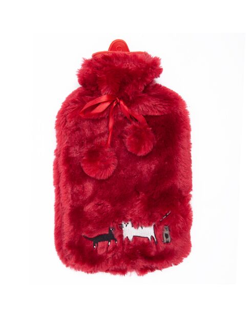 Bouillotte Biggdesign Cats rouge - 2 L