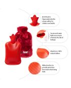 Bouillotte Biggdesign Cats rouge - 2 L