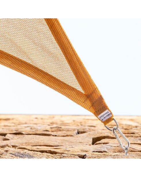 Voile d’ombrage rectangulaire Shazail beige - 2 x 3 m