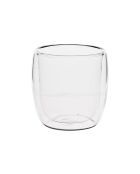 2 transparante Thermic Glass koffieglazen - 24 cl