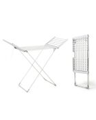 Étendoir à linge électrique pliable avec écran LED, contrôle de la température et ailes Warmmat gris - 148 x 112 x 54 cm