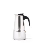 Cafetière moka en acier inoxydable Any Morning FE001-4 argentée - 200 ml