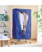 Séchoir électrique portatif à 2 hauteurs Dupledry Blue bleu - 70 x 150 x 45 cm