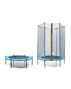 Trampoline pour enfants avec filet de sécurité Zuply bleu/noir -D. 140 x 190 cm