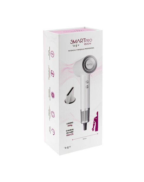 Von AGV Smart Pro Ultralight White Haartrockner