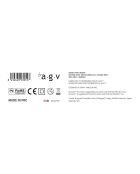 Secador de pelo blanco ultraligero By AGV Smart Pro