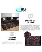 Tapis réversible BiggHome vintage scandi urbaine moderne multicolore - 120 x 180 cm