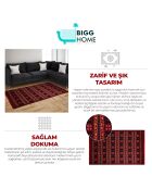 Tapis réversible BiggHome ethnique multicolore - 120 x 180 cm