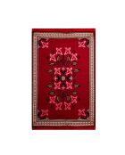 Tapis réversible BiggHome ethnique rouge - 80 x 150 cm