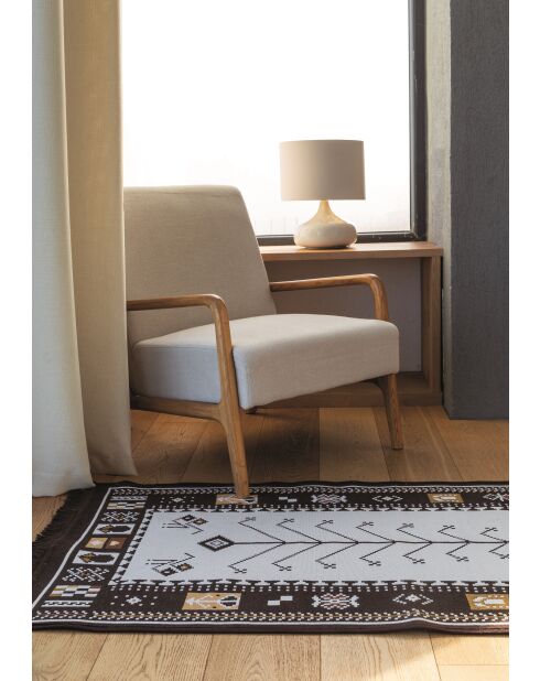 Tapis réversible BiggHome vintage scandi multicolore - 80 x 150 cm