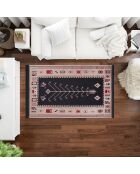 Tapis réversible BiggHome vintage scandi multicolore - 80 x 150 cm