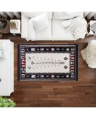 Tapis réversible BiggHome vintage scandi multicolore - 80 x 150 cm