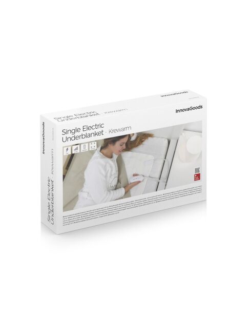 Surmatelas chauffant électrique Simple Krewarm blanc - 80 x 150 cm