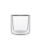 2 transparante Thermic Glass koffieglazen - 24 cl