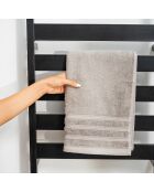 Porte-serviettes électrique pour mur ou sol Towarck noir - 5 barres, 50 x 80 x 10 cm