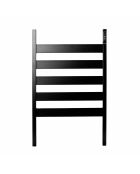 Porte-serviettes électrique pour mur ou sol Towarck noir - 5 barres, 50 x 80 x 10 cm