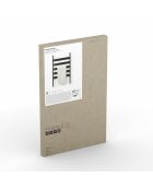 Porte-serviettes électrique pour mur ou sol Towarck noir - 5 barres, 50 x 80 x 10 cm