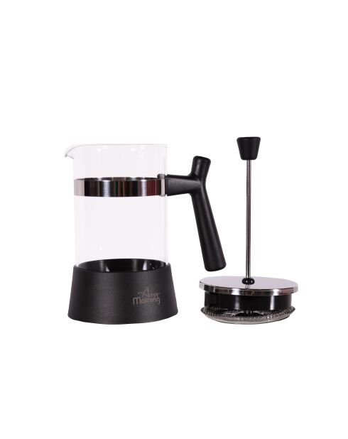 Cafetière à piston Any Morning transparente - 600 ml