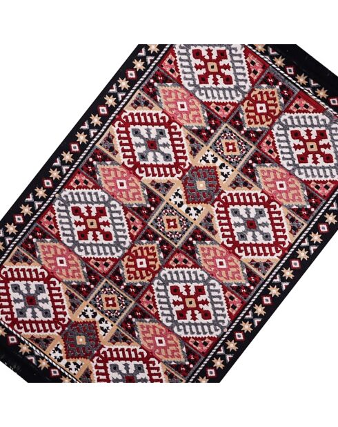 Tapis réversible BiggHome vintage scandi urbaine moderne multicolore - 80 x 150 cm