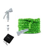 Tuyau d’arrosage extensible Hoostend vert et gris - 15 m