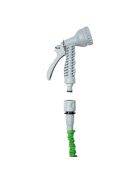 Tuyau d’arrosage extensible Hoostend vert et gris - 15 m