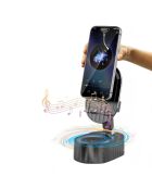 Supporto per smartphone Kinglucky ZJ-016 nero con altoparlante