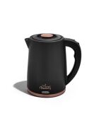 Bouilloire en acier inoxydable Any Morning noire - 1,8 L